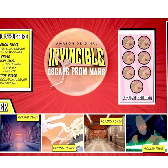 Robert Kirkman’s comic invincible escape from Mars board game Limited Edition - Picture 7 of 8